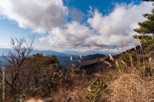 Naklejka 冬の塔ノ岳 Winter mountaineering