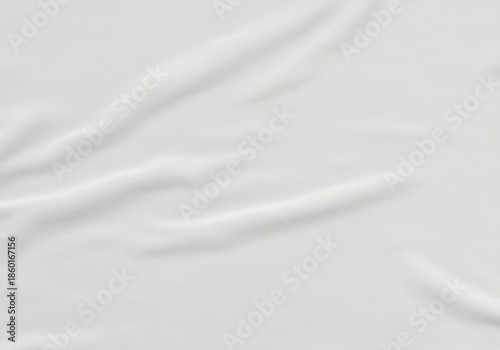 Wallpaper Mural Seamless background of delicate white cotton fabric texture showing detailed woven threads and soft wrinkles, suitable for clean backdrops ,linen ,natural ,pattern Torontodigital.ca