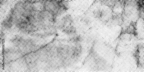 Abstract black and white halftone dots texture background with organic pattern and high contrast, ideal for graphic design projects.

Monochrome halftone dot ba
