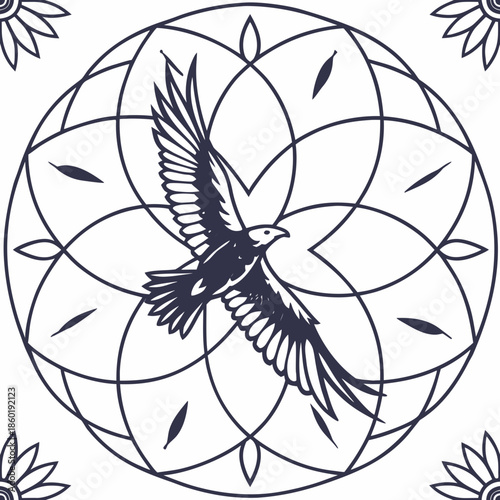 Minimalist Abstract Symbol for Focus Clarity and Precision