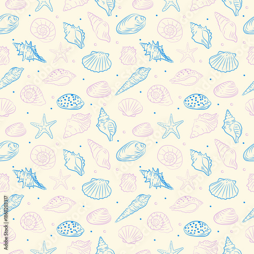 With its seashell and starfish patterns and exquisite coastal design, this product is suitable for summer-themed items such as beach towels, printed clothing, wallpaper, scrapbooks, digital journals