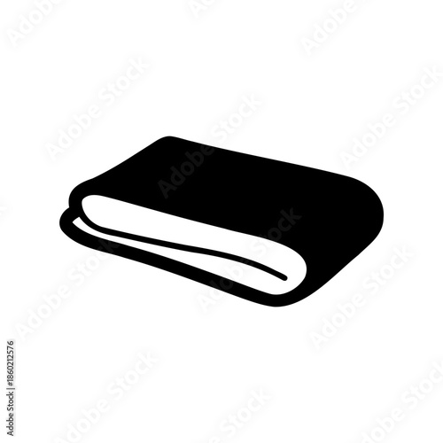Folded blanket icon representing comfort, hygiene, and tidy home organization