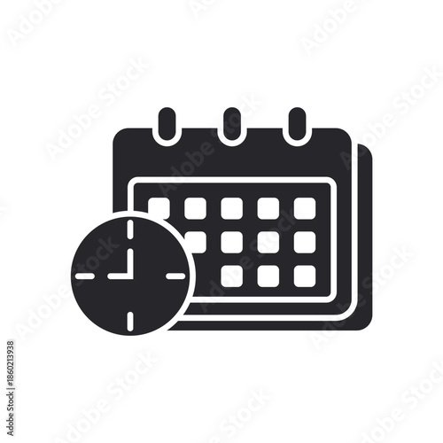 booking icons outline and Flat Style,transparent background