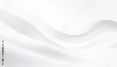 柔らかな光が広がるハイキーな白の抽象グラデーション背景,　AI生成画像