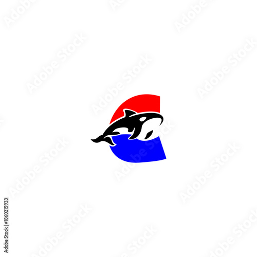 Graceful orca blended with al...