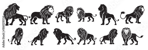 lion king silhouette black logo animals silhouettes icons 