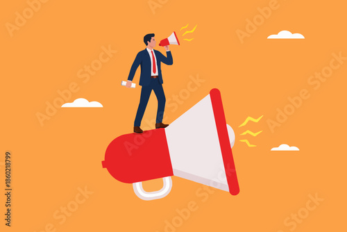 Business Announcement Concept Art