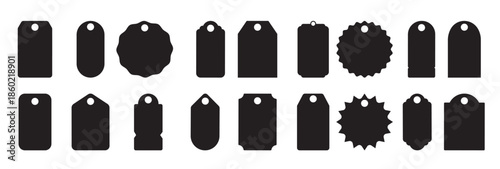  price vector icon set tag illustration sign collection