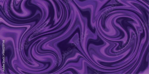 Mysterious purple and black smoky marble texture, featuring fluid wave patterns and abstract acrylic paint flow for atmospheric design
