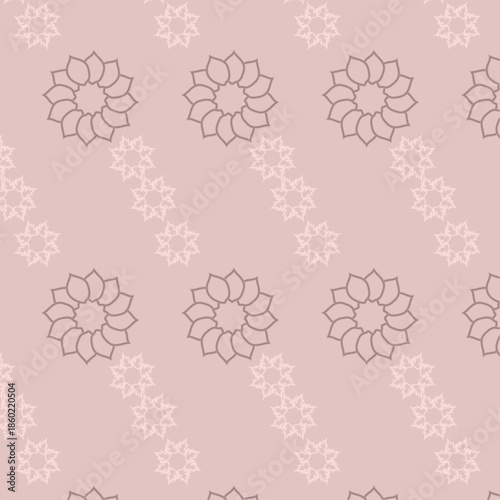 
Seamless vector pattern featuring an eclectic mix of multi-colored wildflowers.shapes and a rich palette, perfect for high-resolution textile prints, wallpaper, and digital backgrounds
repeat pattern