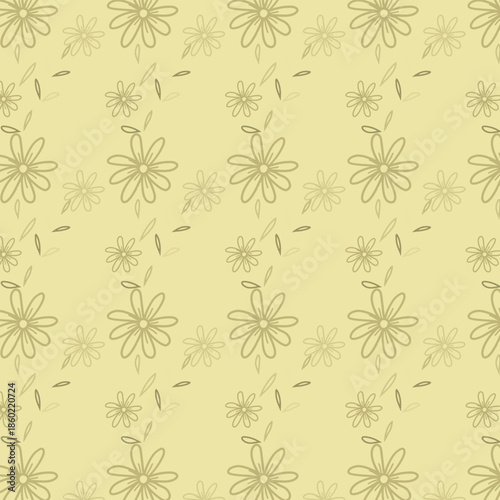 
Seamless vector pattern featuring an eclectic mix of multi-colored wildflowers.shapes and a rich palette, perfect for high-resolution textile prints, wallpaper, and digital backgrounds
repeat pattern