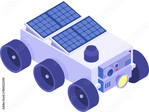 Innovative solar-powered rover for exploration and scientific research missions
