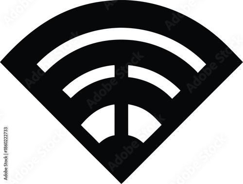 community mesh wi fi node silhouette vector illustration on transparent background
