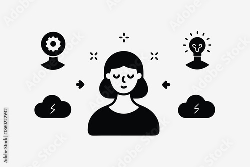 Concept of Inner Peace, Mindfulness, and Emotional Intelligence for Mental Wellness and Stress Management