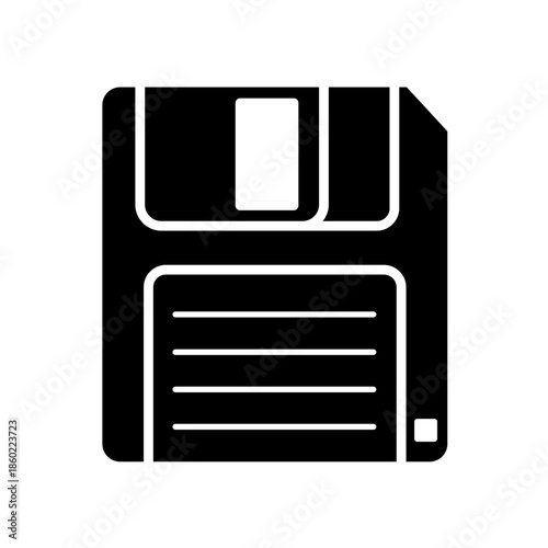 Floppy disk - vector icon
