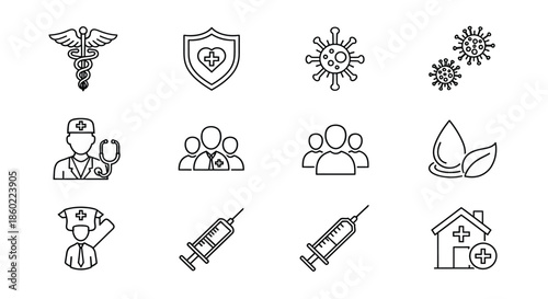 Medical and health icons