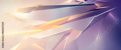 geometric gradient design the play of light and shadow in bright colors	
