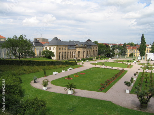 Barockgarten an der Orangerie Gotha