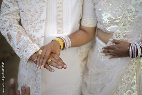 Elegant Indian Engagement Ring Ceremony with Traditional and Modern Elements