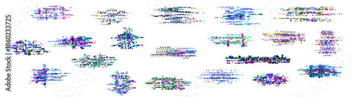 screen noise glitch bug tv vhs video data decay