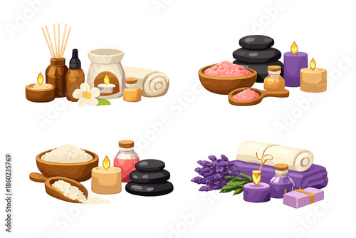 Spa and Wellness Still Life Collection