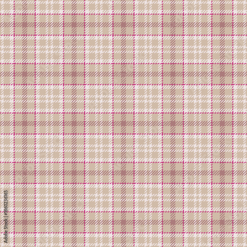 Brand seamless pattern textile, pure check background tartan. Scrap plaid fabric texture vector in light and white colors.
