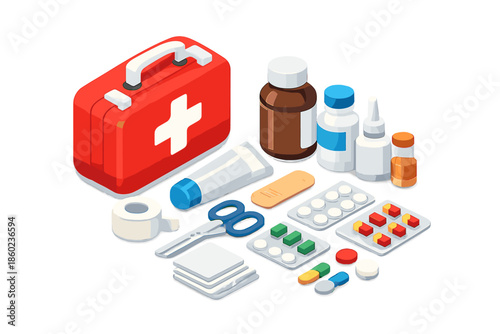 First Aid Kit and Medical Supplies