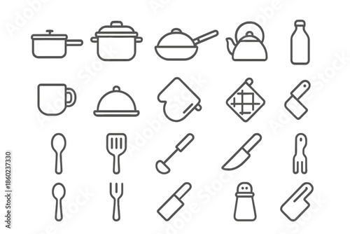 Kitchen Utensil Icons