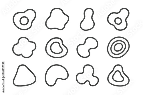 Abstract Organic Shapes Set