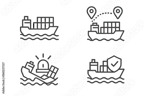Shipping and Logistics Icons