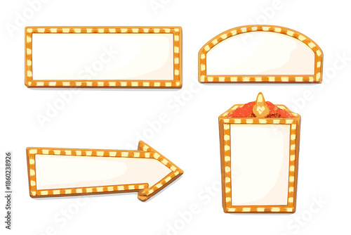 Vintage Marquee Signage with Lights