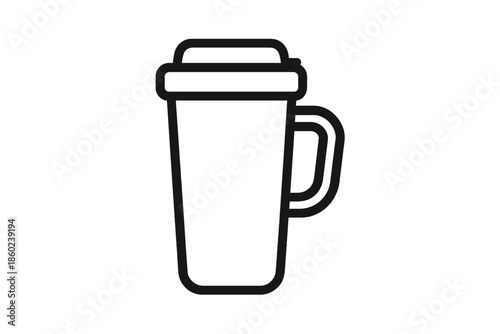 Stylized Coffee Cup Icon