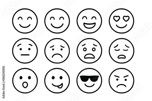 Collection of Emoticon Faces