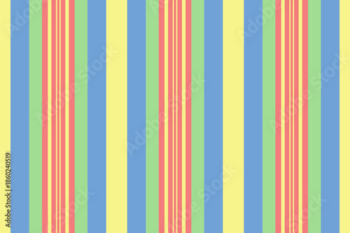 Hispanic fabric background texture, fashionable textile lines vector. Setro pattern seamless stripe vertical in yellow and light coral colors.
