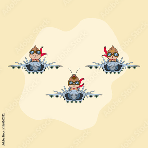 Monkey king or sun wukong figure vector illustration. EPS 10.