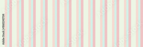 Sinen background texture textile, vintage stripe vertical fabric. Pirthday seamless lines pattern vector in white and light colors.