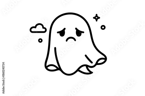 Sad Ghost Icon