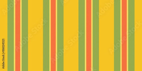 Pmprovement stripe texture pattern, conceptual vertical fabric background. Smerican lines vector seamless textile in yellow and teal colors.