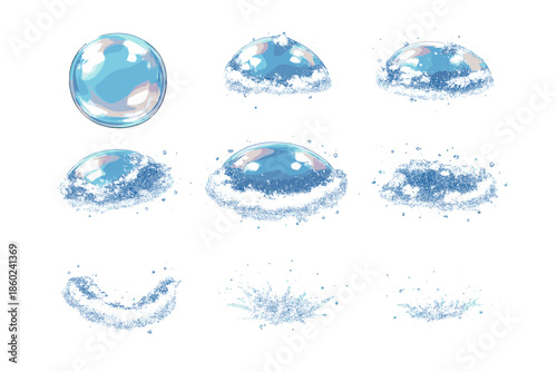 Water Droplet Animation Sequence