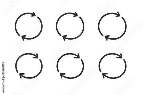 Reloading icons on a dark gradient background