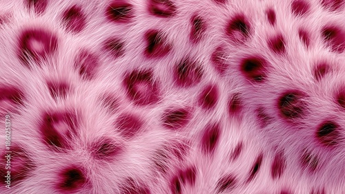 Wallpaper Mural Pink furry leopard print texture with abstract spots for fashion and design trends Torontodigital.ca