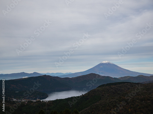 富士山と芦ノ湖