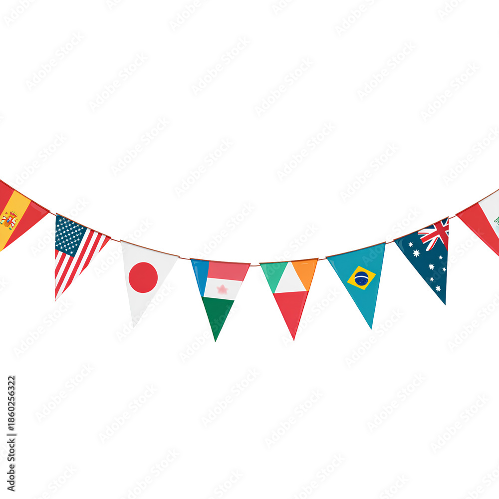 Obraz premium flag bunting