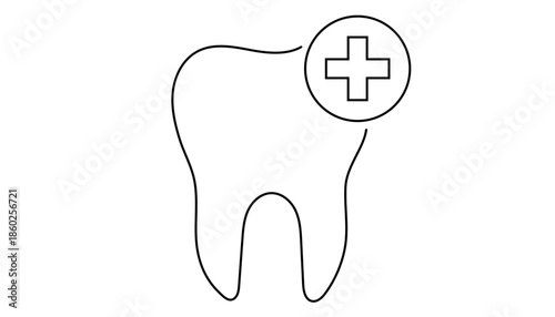 tooth icon vector illustration.eps