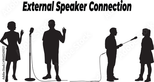 Seamless External Speaker Hookup for Clear Communication and Broadcast