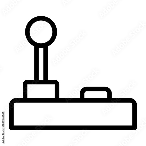 joystick line icon