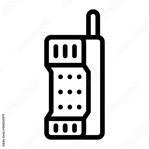 mobile phone line icon