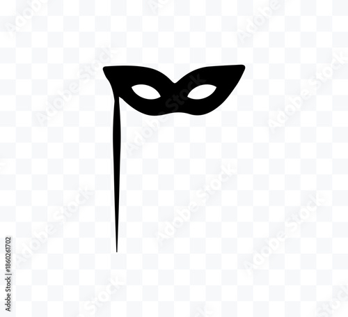 Masquerade Mask icon. Vector illustration, flat design.