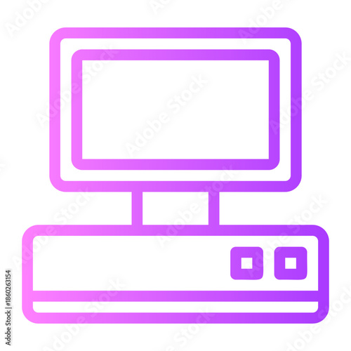 computer gradient icon