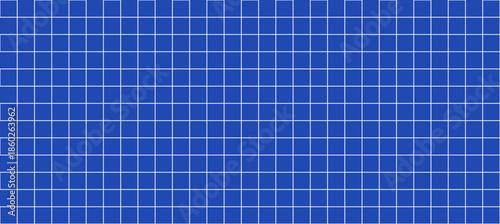 grid square graph line full page on blue paper background, paper grid square graph line texture of note book blank, grid line on paper blue color, empty squared grid graph for architectural design